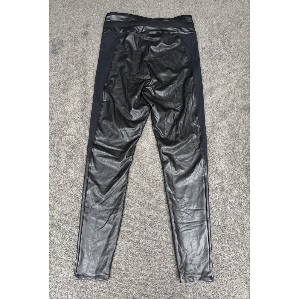 Express Black Faux Leather Leggings High Waisted Skinny Pants Small NWT - Picture 7 of 7
